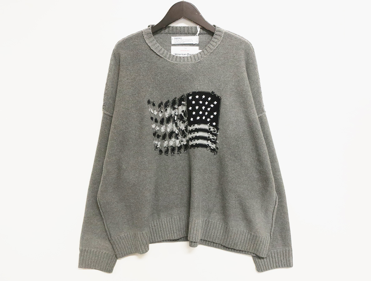 ニット/セーターDAIRIKU American dream Inside-out knit