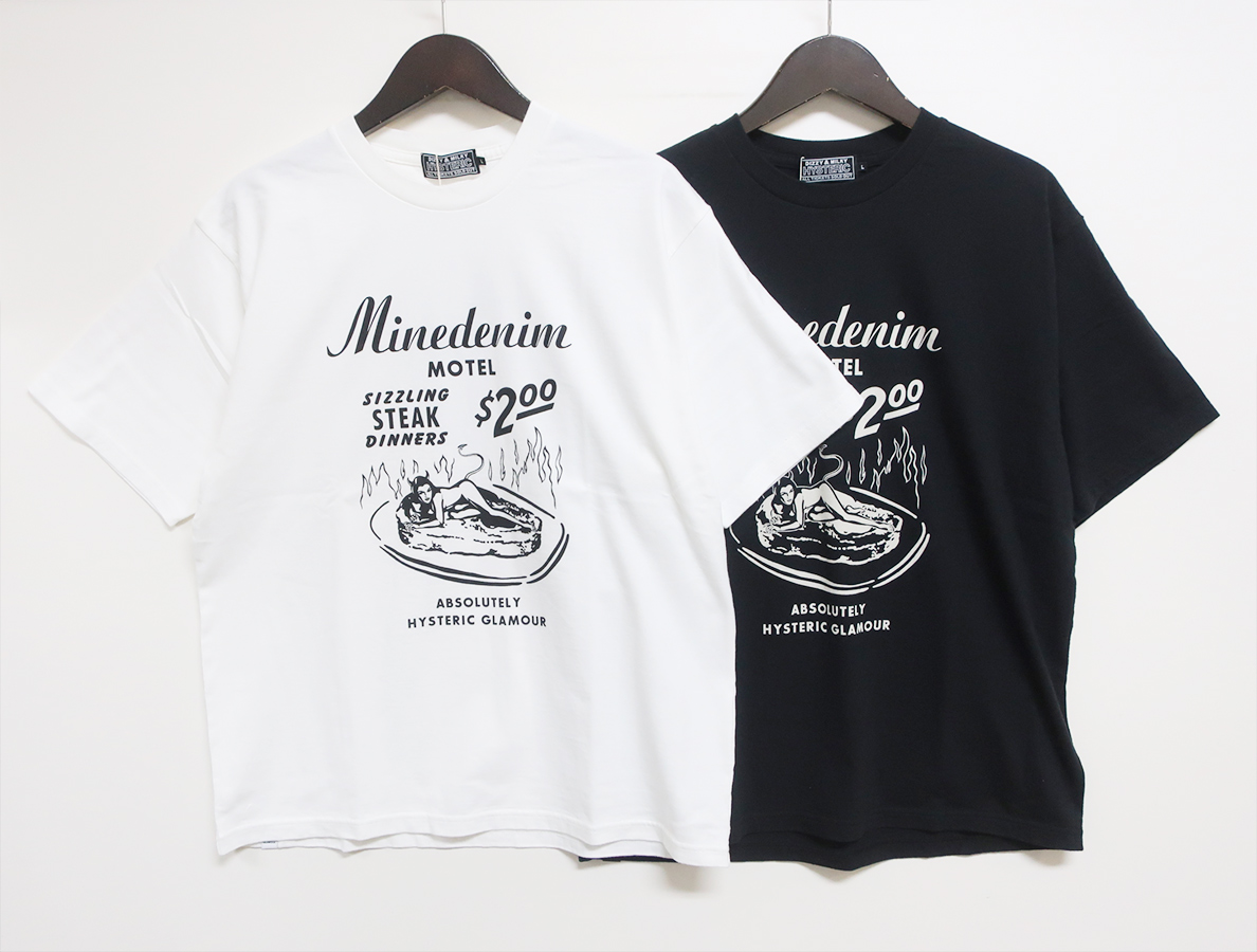 HYSTERIC GLAMOUR × MINEDENIM T-shirt 日本最大の www.knee-fukuoka.com