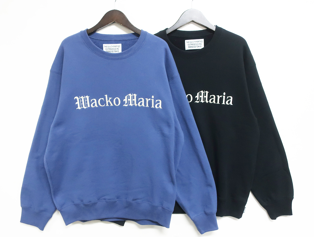 WACKO MARIA MIDDLE WEIGHT CREW NECK SWEAT SHIRT 通販・正規取扱店