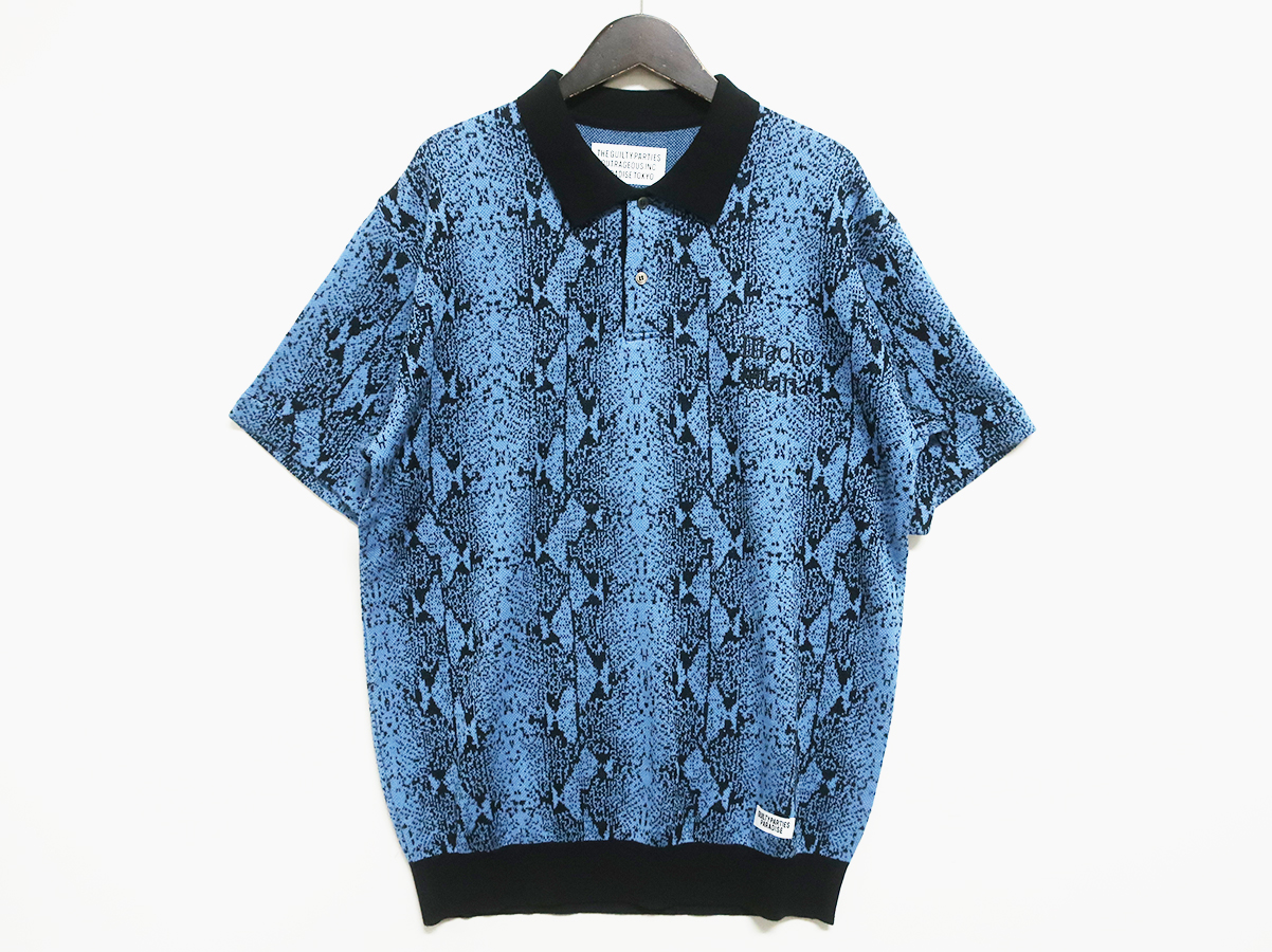 WACKO MARIA PYTHON KNIT POLO SHIRT 通販・正規取扱店 - CHOOSE