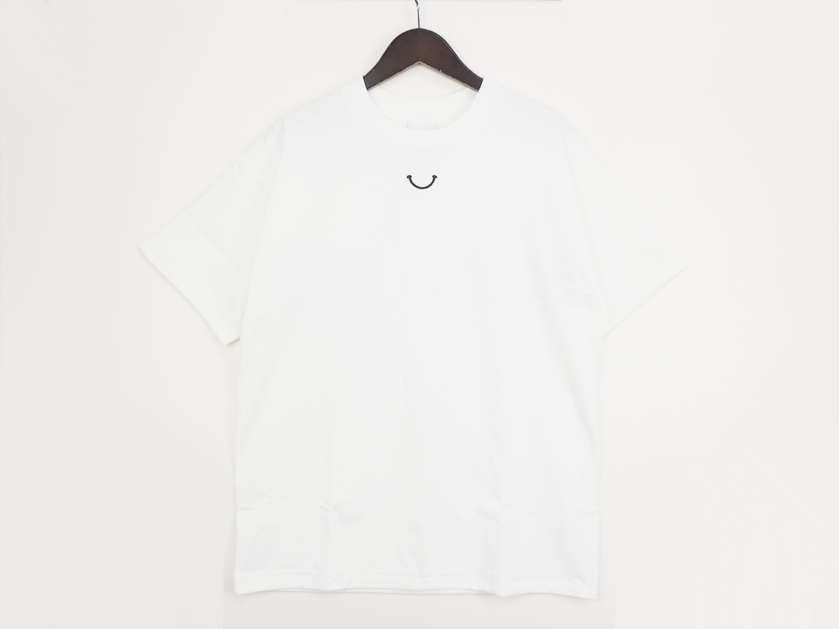 超ポイント祭?期間限定】 READYMADE SS T-SHIRT SMILE/WHITE Lサイズ T