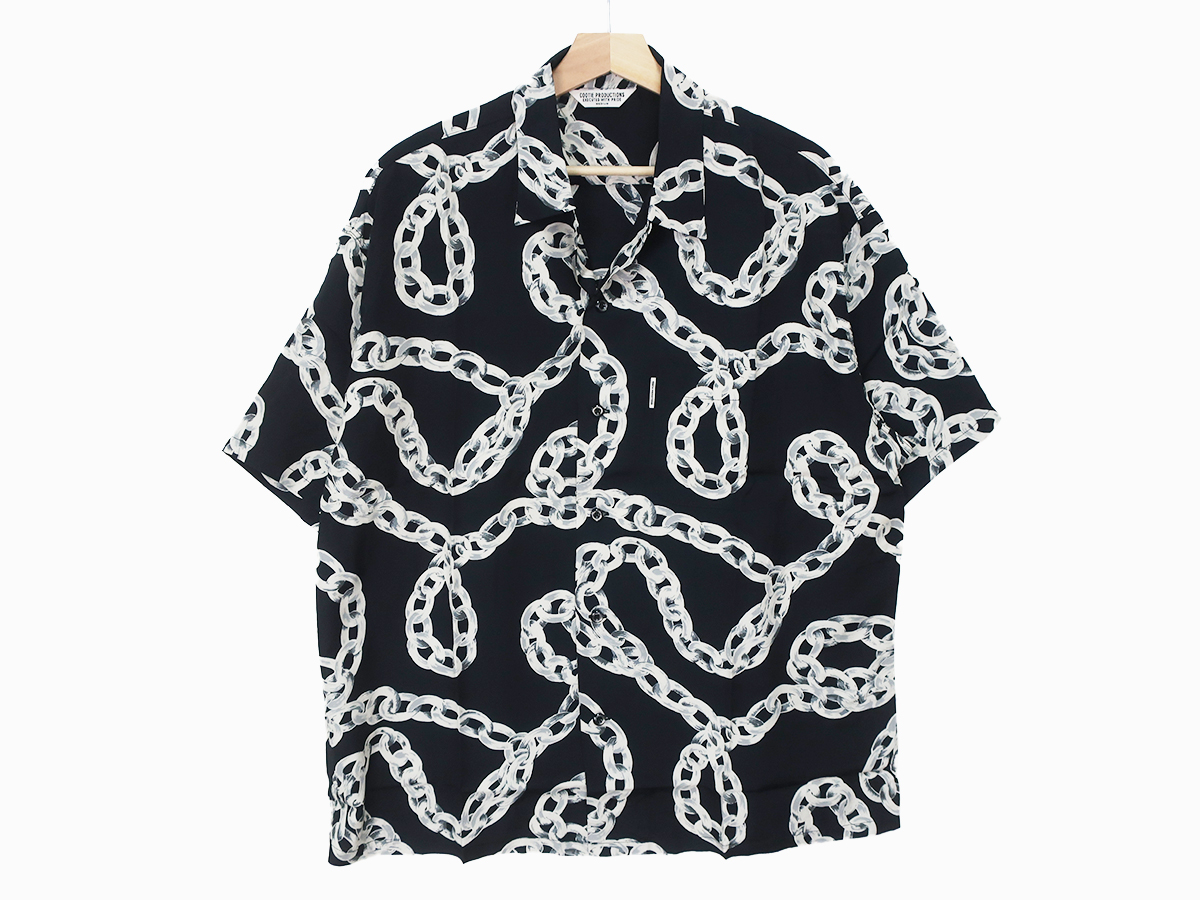 COOTIE Rayon Open Collar S/S Shirt Sサイズ-