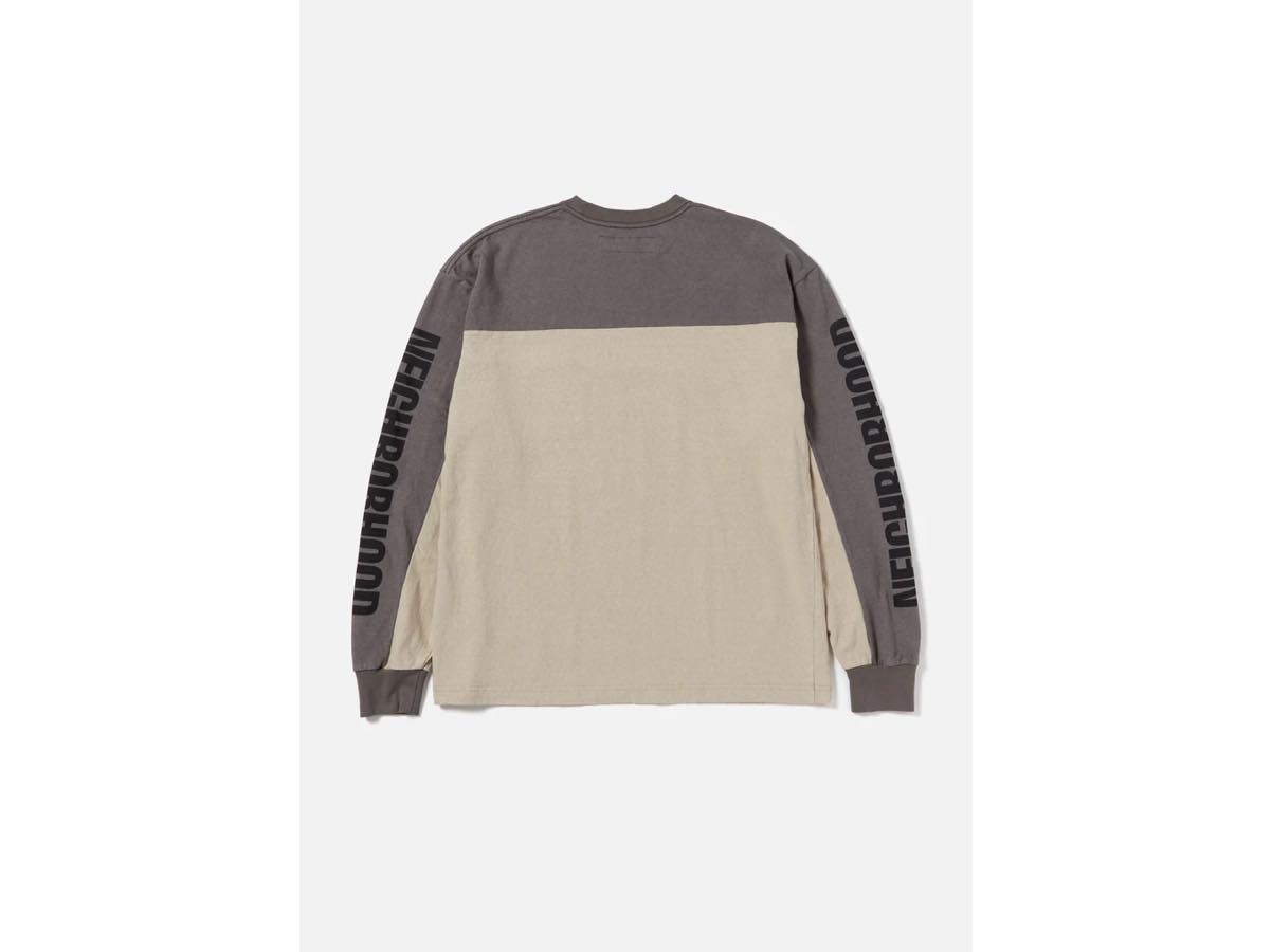 23AW NEIGHBORHOOD BICOLOR CREWNECK LS XL - Tシャツ/カットソー(七分