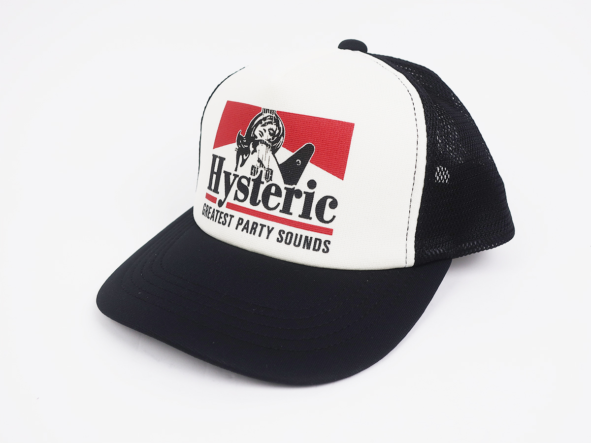 HYSTERIC GLAMOUR GUITAR GIRL メッシュキャップ 通販 正規取扱店 - CHOOSE