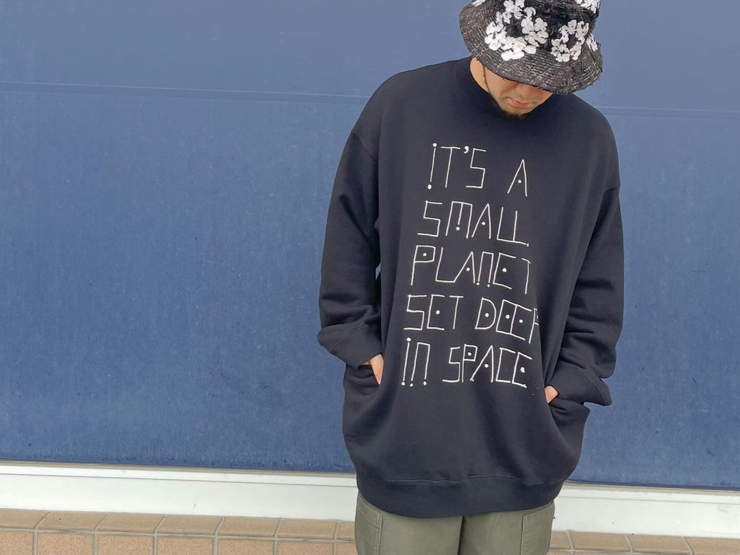 UNDERCOVER BIG SWEAT IT'S A SMALL PLANT SET DEEP IN SPACE 通販