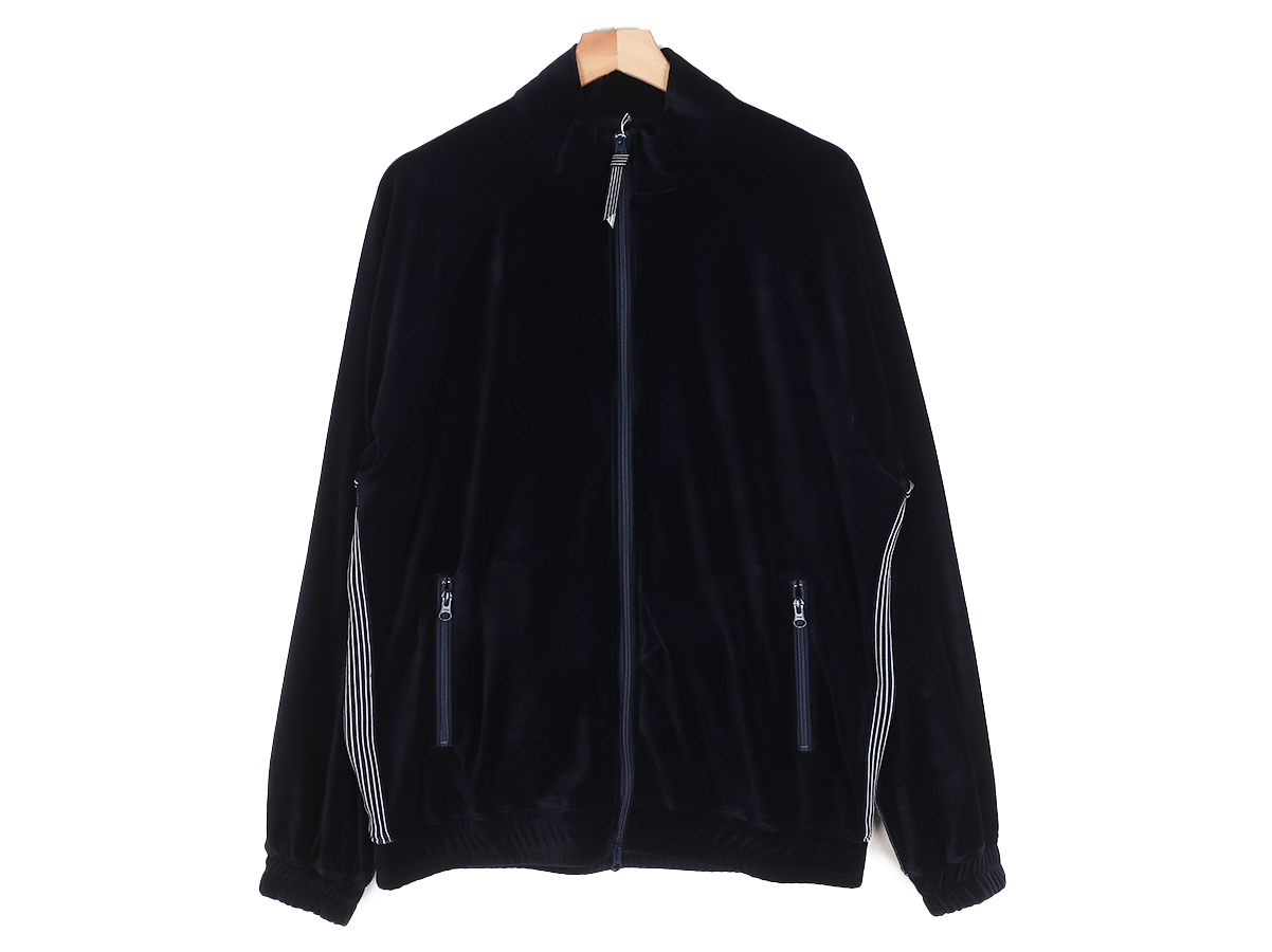 LサイズL 青 Supreme Crushed Velvet Track Jacket - ブルゾン