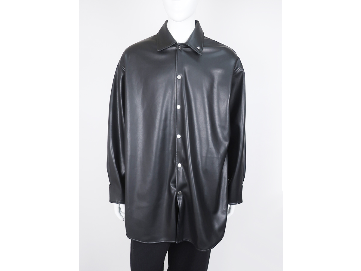 OUTSIDER SHIRT JACKET (NEO LEATHER) 通販 正規取扱店 - CHOOSE