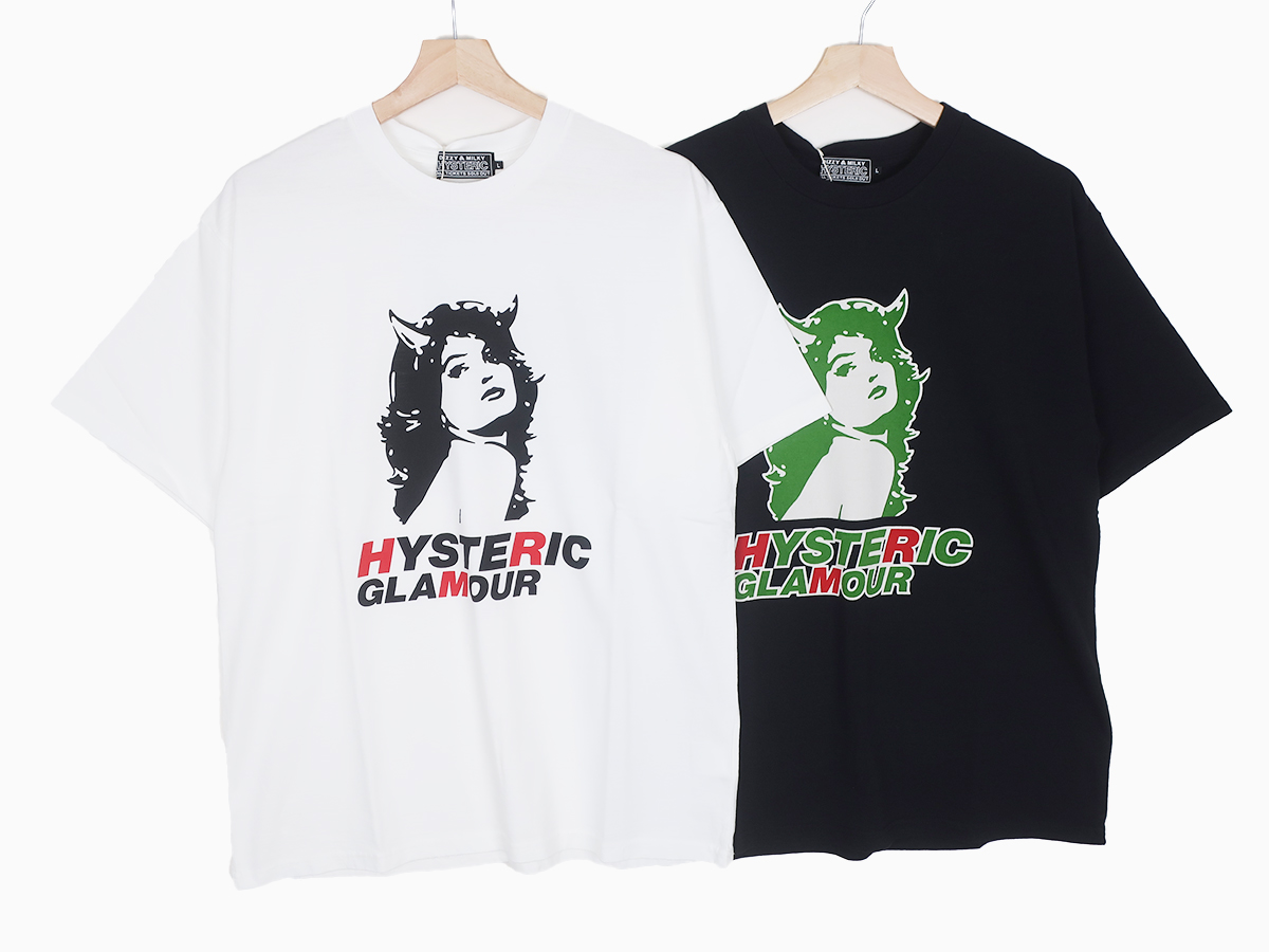HYSTERIC GLAMOUR (ヒステリックグラマー) 2TONE DEVIL WOMAN Tシャツ 